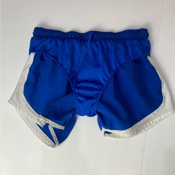 Nike Tempo blue white side panel running shorts brief lined size medium - Picture 7 of 13
